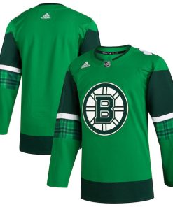 Boston Bruins adidas 2023 St. Patrick's Day Primegreen Authentic Jersey - Kelly Green