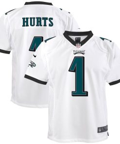 Jalen Hurts Philadelphia Eagles Nike Youth Game Jersey - White