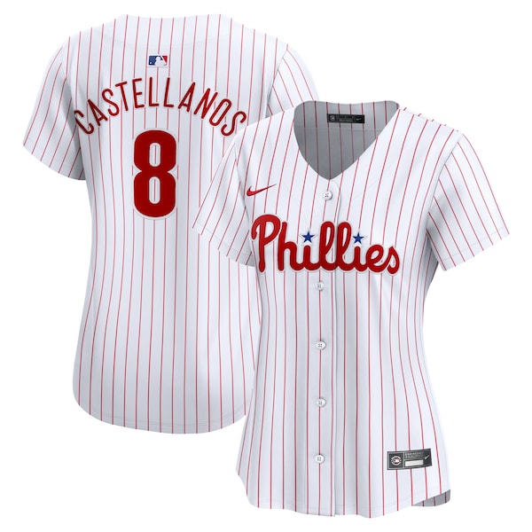 Nick Castellanos Philadelphia Phillies Nike Women's Home Limited Player Jersey?ยจC White