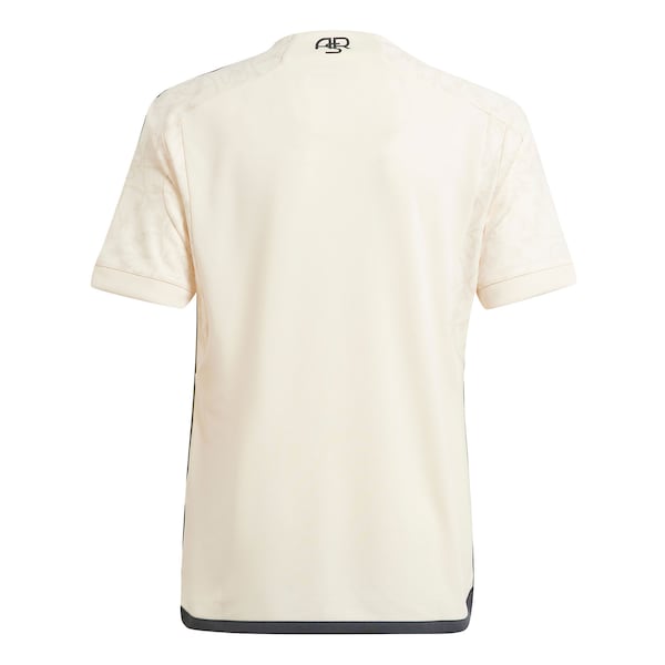 AS Roma adidas Youth 2023/24 Away Replica Jersey - Cream - Image 3