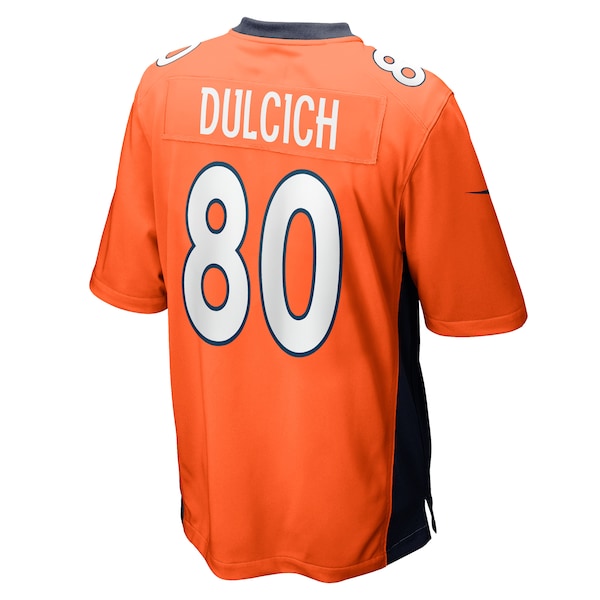 Greg Dulcich Denver Broncos Nike Game Player Jersey - Orange - Image 3