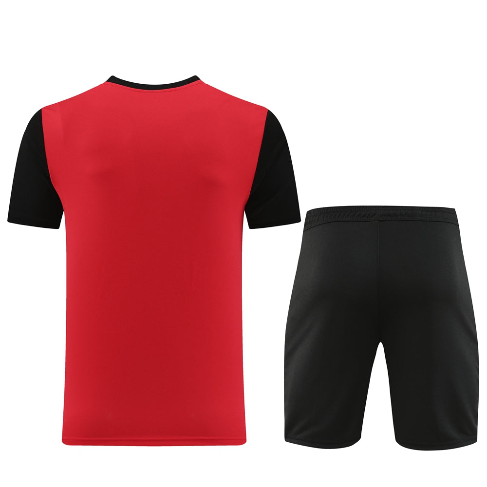 Nike Short Sleeve Training Jersey Set-ND03- Black/Red - Image 7