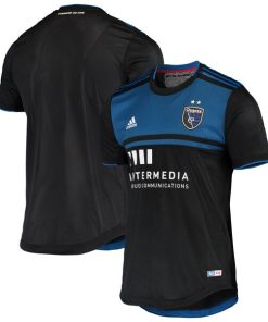San Jose Earthquakes adidas Authentic Primary Performance Jersey - Black