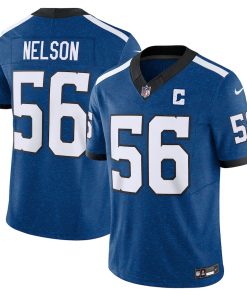 Quenton Nelson Indianapolis Colts Nike Indiana Nights Alternate Vapor F.U.S.E. Limited Jersey - Royal