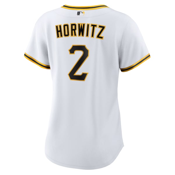 Spencer Horwitz Pittsburgh Pirates Nike Women's Home Replica Jersey - White - Image 3