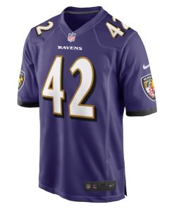 Alternative view of Patrick Ricard Baltimore Ravens Nike Game Jersey - Purple
