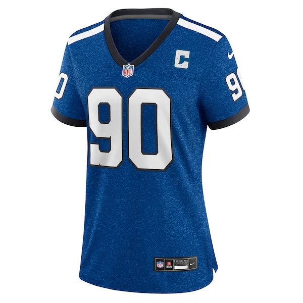 Grover Stewart Indianapolis Colts Nike Women's Indiana Nights Alternate Game Jersey - Royal/Royal - Image 3