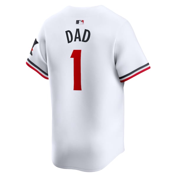 Minnesota Twins Nike #1 Dad Home Limited Jersey - White - Image 3