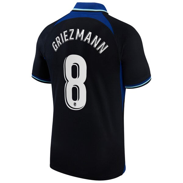 Antoine Griezmann Atletico de Madrid Nike 2022/23 Away Breathe Stadium Replica Player Jersey - Black - Image 3