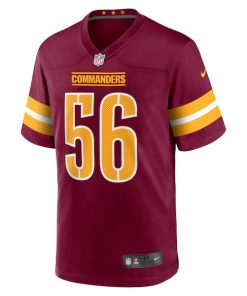 Alternative view of Jalen Harris Washington Commanders Nike  Game Jersey -  Burgundy