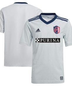 St. Louis City SC adidas Youth 2024 The Spirit Kit Replica Jersey - Gray