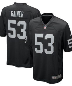 Amari Gainer Las Vegas Raiders Nike Team Game Jersey -  Black