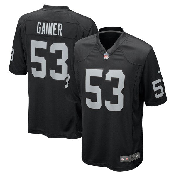 Amari Gainer Las Vegas Raiders Nike Team Game Jersey - Black