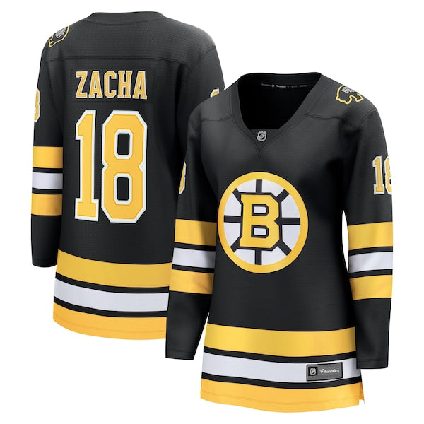 Pavel Zacha Boston Bruins Women's Home Breakaway Player Jersey - Black