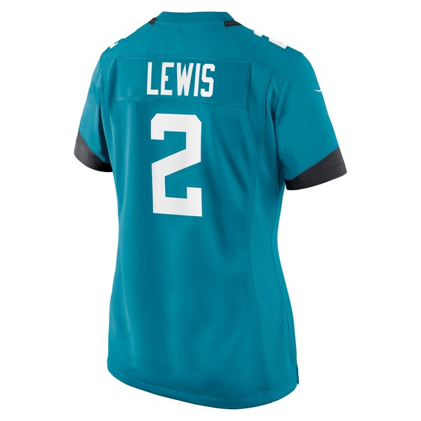 Jourdan Lewis Jacksonville Jaguars Nike Women's Team Game Jersey - Teal - Image 3