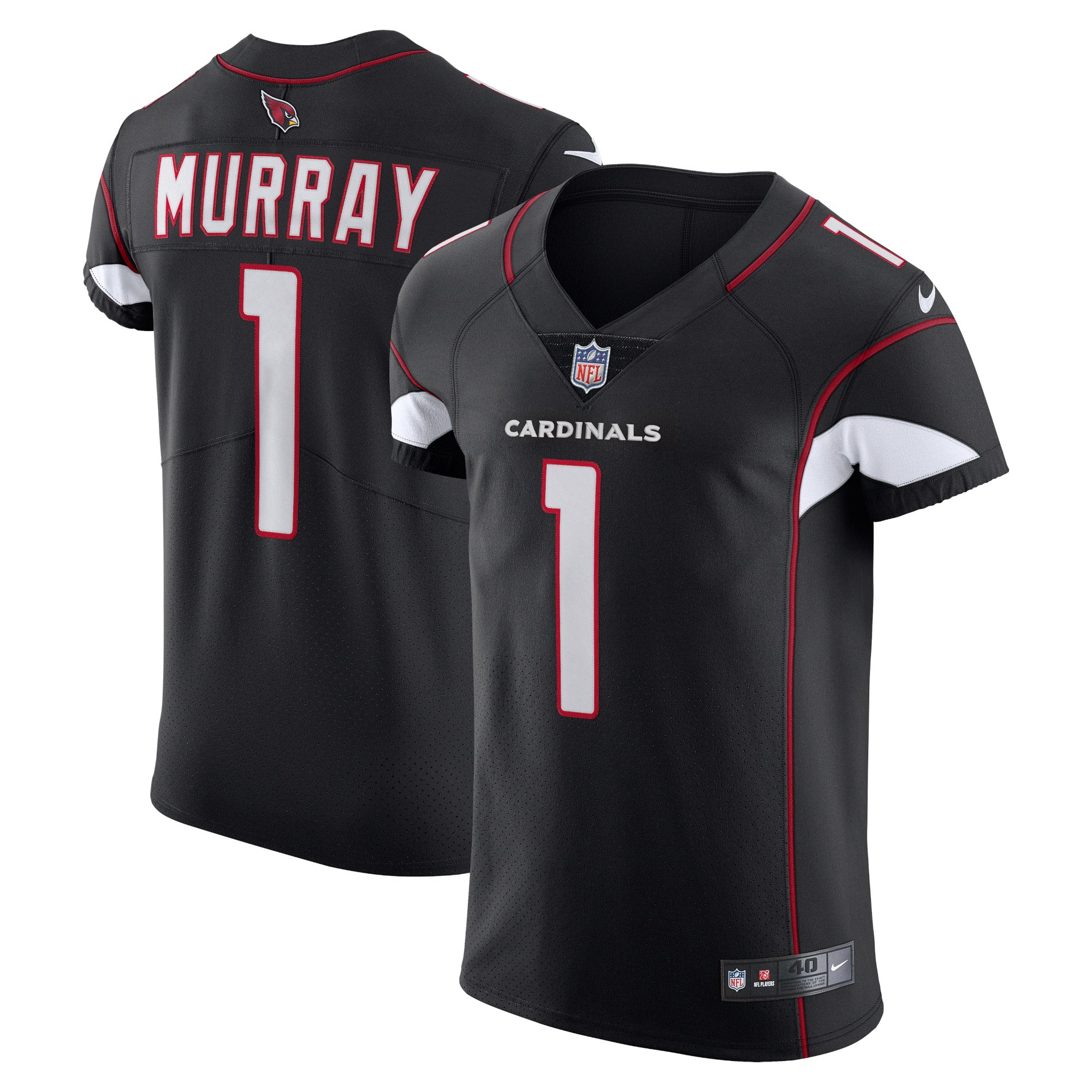 Kyler Murray Arizona Cardinals Nike Vapor Elite Jersey - Cardinal/Black - Image 6