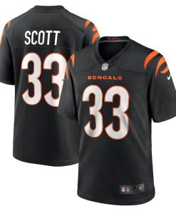 Nick Scott Cincinnati Bengals Nike Game Player Jersey - Black