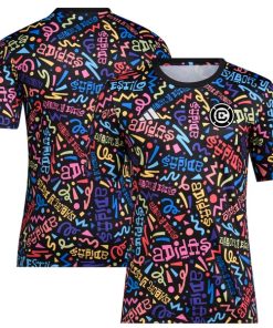 Chicago Fire adidas 2024 Hispanic Heritage Pre-Match Top - Black