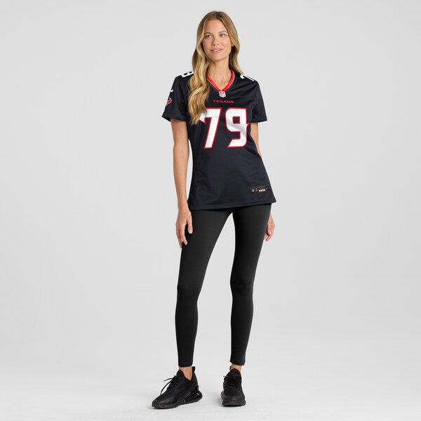 Tremayne Anchrum Jr. Houston Texans Nike Women's Team Game Jersey - Navy - Image 4