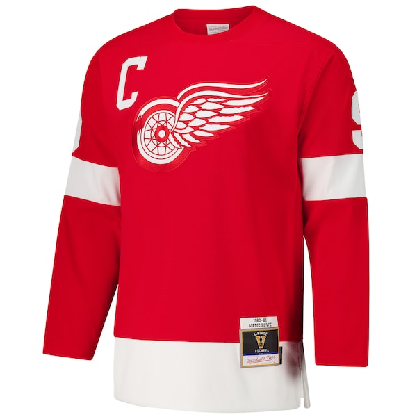 Gordie Howe Detroit Red Wings 1960-61 Power Play Jersey - Red - Image 2