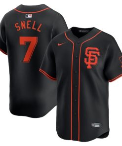Blake Snell San Francisco Giants Nike Alternate Limited Jersey - Black/Cream/Gray