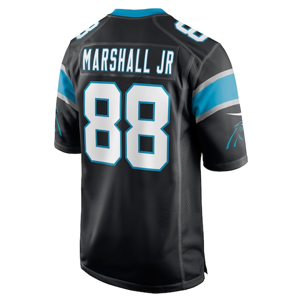 Terrace Marshall Jr. Carolina Panthers Nike 2021 NFL Draft Pick Player Game Jersey - Black - Image 3