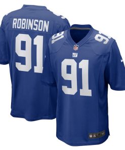 A'Shawn Robinson New York Giants Nike Team Game Jersey - Royal