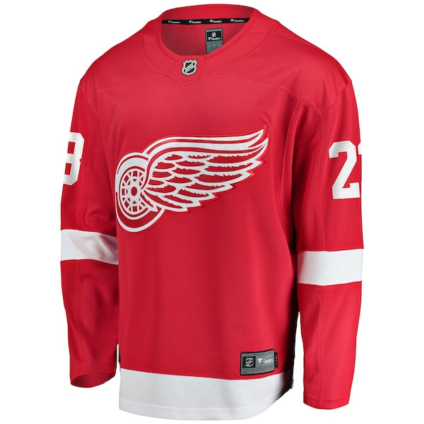 Lucas Raymond Detroit Red Wings Home Breakaway Player Jersey - Red - Image 3