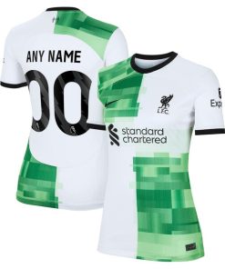 Liverpool Nike Women's 2023/24 Away Replica Custom Jersey - White