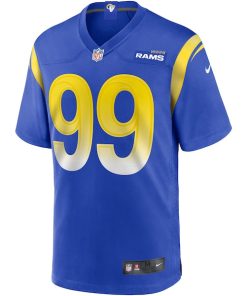 Alternative view of Aaron Donald Los Angeles Rams Nike Game Player Jersey - Royal