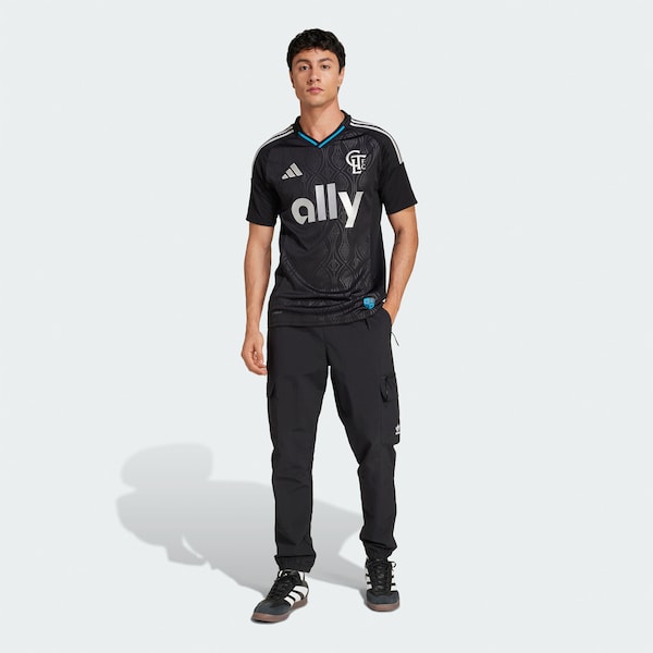 Charlotte FC adidas 2025 Fortress Kit Replica Jersey - Black - Image 2