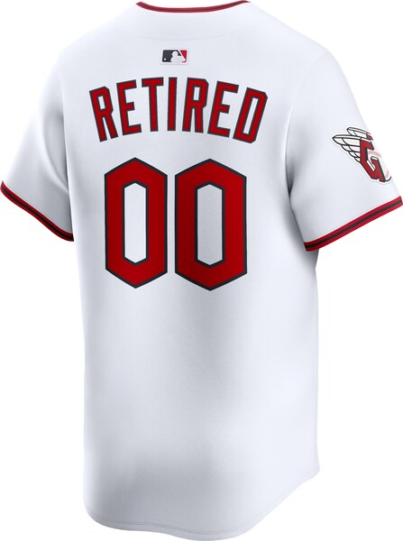 Cleveland Guardians Nike Home Limited Pick-A-Player Retired Roster Jersey - White - Image 3