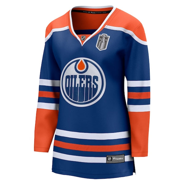 Edmonton Oilers Women's 2025 Stanley Cup Final Home Breakaway Jersey - Royal - Image 2
