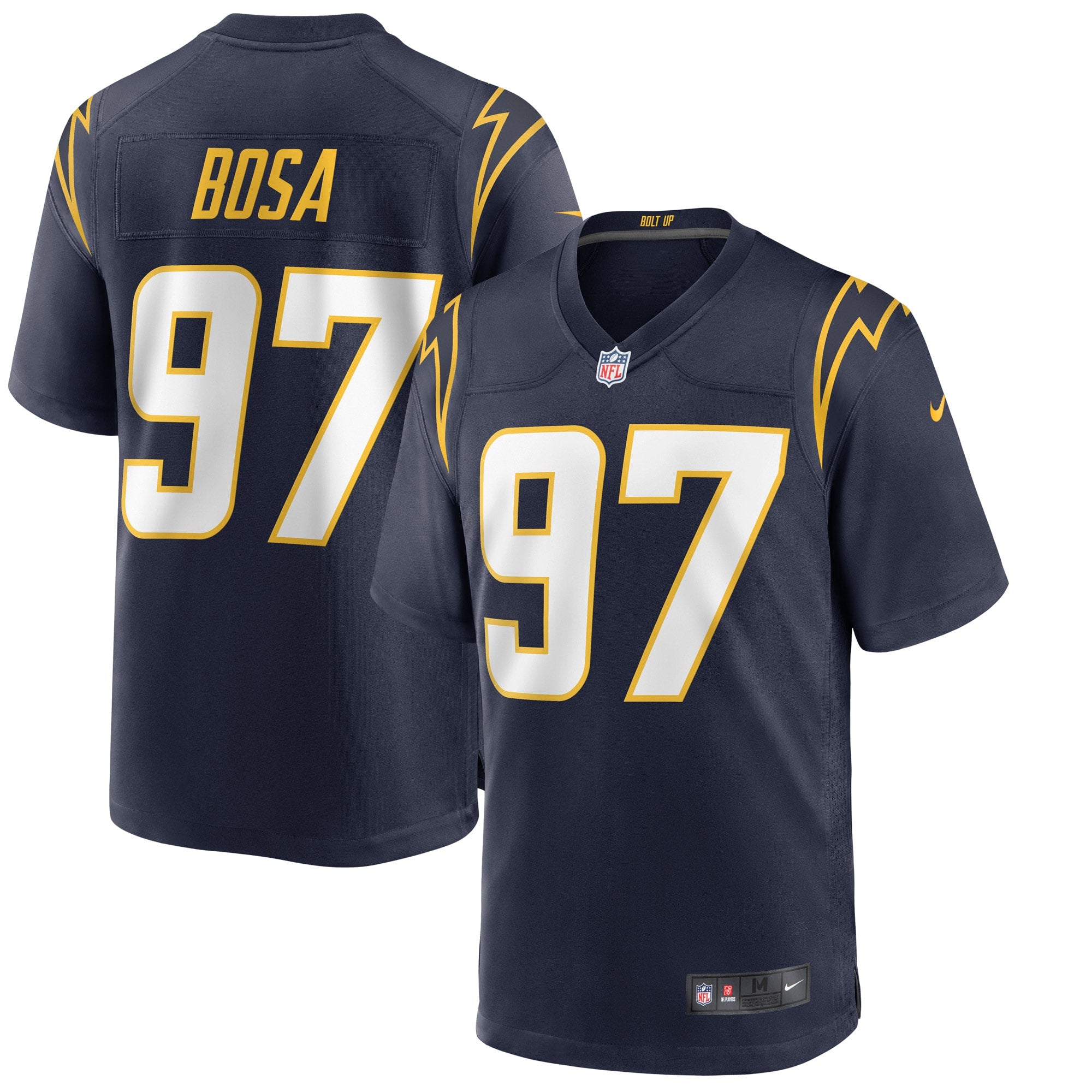 Joey Bosa Los Angeles Chargers Nike Game Jersey - White/Navy - Image 6