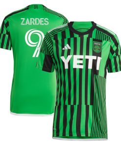 Gyasi Zardes Austin FC adidas 2024 Las Voces Kit Replica Jersey - Green