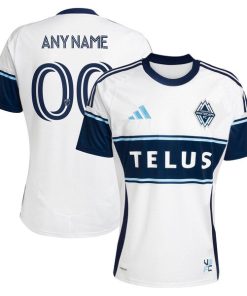 Vancouver Whitecaps FC adidas 2025 The Peak Replica Custom Jersey - White