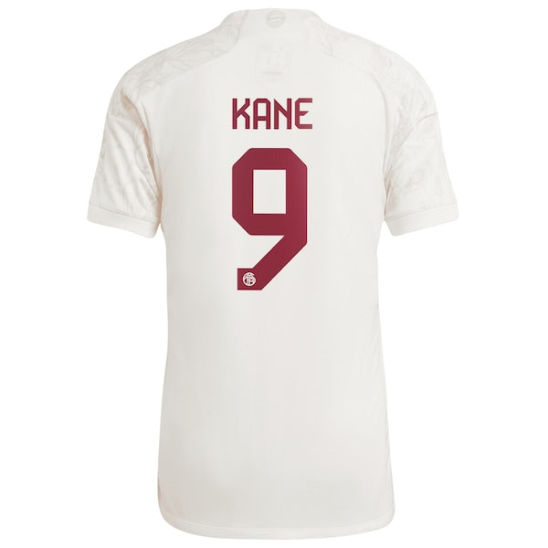Harry Kane Bayern Munich adidas 2023/24 Third Replica Player Jersey - White - Image 3