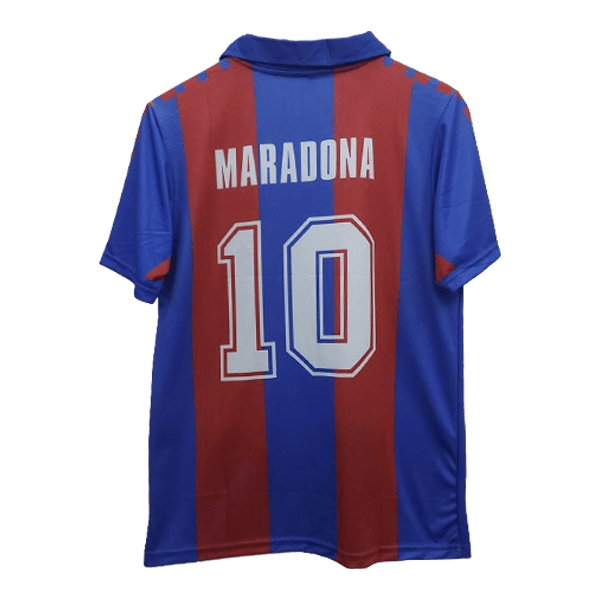 Diego Maradona Barcelona 1984-89 Retro Home Jersey - Image 2