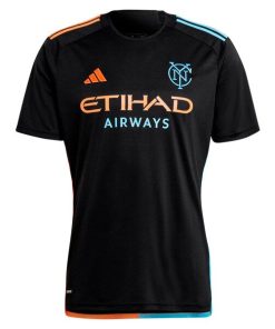 Alternative view of Tayvon Gray New York City FC adidas 2024 24/7 Kit Replica Player Jersey - Black
