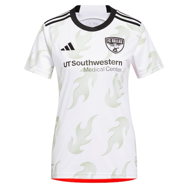 Maarten Paes FC Dallas adidas Women's 2024 Burn Baby Burn Replica Player Jersey?ยจC White - Image 2