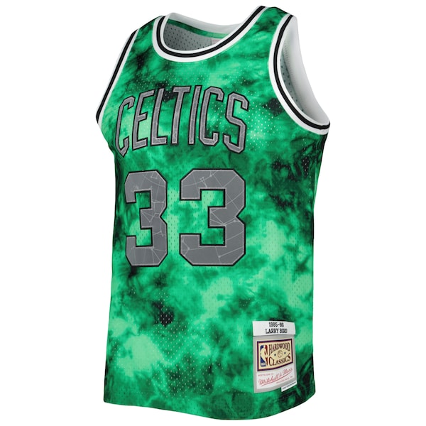Larry Bird Boston Celtics 1985/86 Galaxy Swingman Jersey - Kelly Green - Image 2
