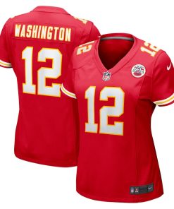 Montrell Washington Kansas City Chiefs Nike Women's Team Game Jersey -  Red