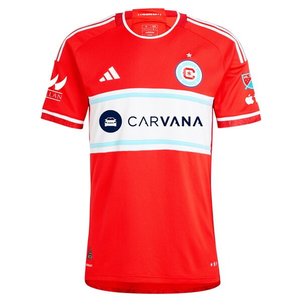Hugo Cuypers Chicago Fire adidas 2024 Return To Red Authentic Player Jersey - Red - Image 2