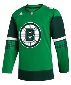 Alternative view of Boston Bruins adidas 2023 St. Patrick's Day Primegreen Authentic Jersey - Kelly Green