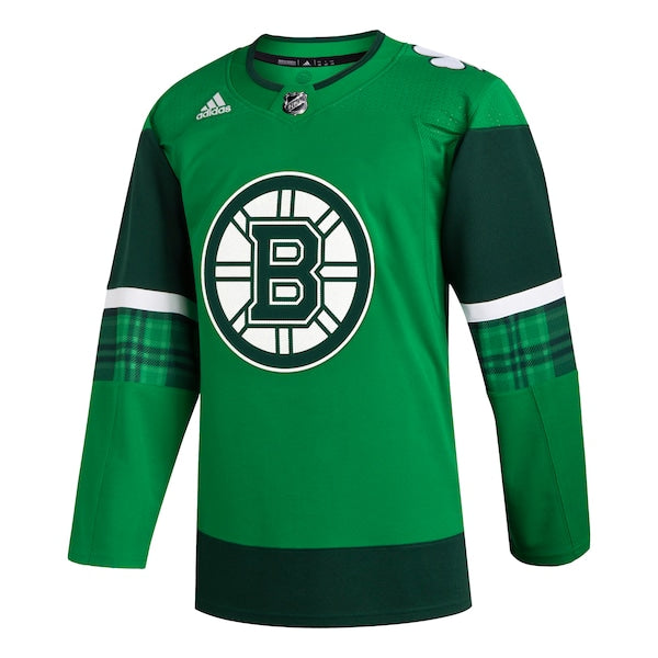 Boston Bruins adidas 2023 St. Patrick's Day Primegreen Authentic Jersey - Kelly Green - Image 2