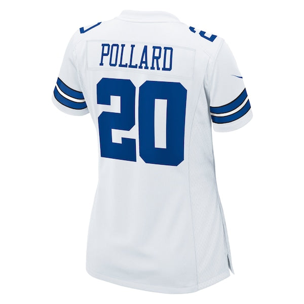 Tony Pollard Dallas Cowboys Nike Women's Game Player Jersey - White/Navy - Image 4