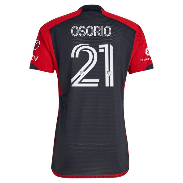 Jonathan Osorio Toronto FC adidas 2024 Club Kit Authentic Player Jersey - Gray - Image 3
