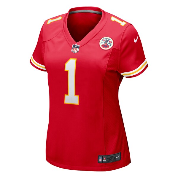 Number 1 Bride Kansas City Chiefs Nike Women's Game Jersey - Red - Image 2