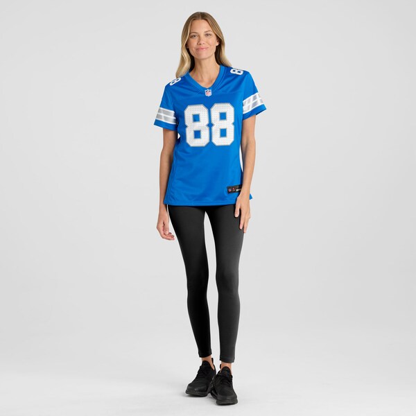 Kenny Yeboah Detroit Lions Nike Women's Team Game Jersey - Blue - Image 6