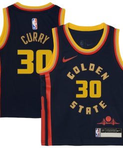 Stephen Curry Golden State Warriors Nike Preschool 2024/25 Swingman Player Jersey -  City Edition - Navy